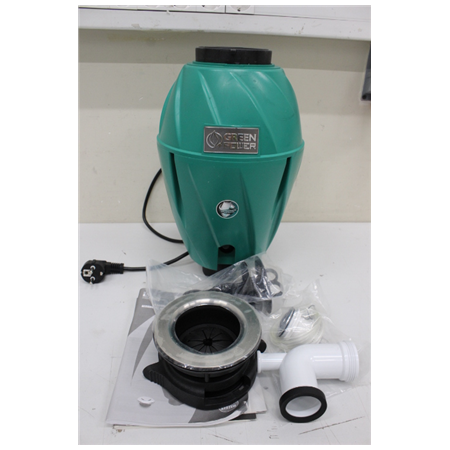 SALE OUT. Elleci Food waste disposers TDH01000 | 750 W | 1070 ml | 2800 RPM | Green | UNPACKED, SCRATCHED ON CORPUS