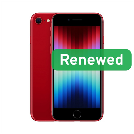 Apple Renew Grade A | iPhone SE 3RD GEN (2022) | Red | 4.7 " | Retina HD | A15 Bionic | 4 GB | 64 GB | iOS