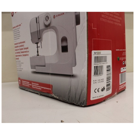 SALE OUT. Singer Sewing Machine | M1005 | Number of stitches 11 | Number of buttonholes 1 | White | DAMAGED PACKAGING