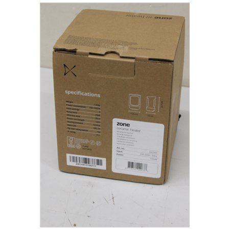 SALE OUT. Duux Zone Personal Ceramic Heater, Power consumption 600, 900, 1500 W, Black | SALE OUT. SALE OUT. Duux Zone Personal