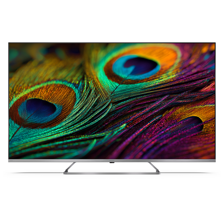 Sharp 4K QLED MiniLED TV | 50JP7265E | 50 | Smart TV | Google TV | UHD | Silver