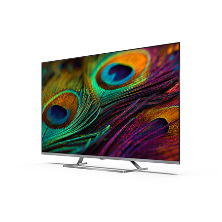 Sharp 4K QLED MiniLED TV | 50JP7265E | 50 | Smart TV | Google TV | UHD | Silver