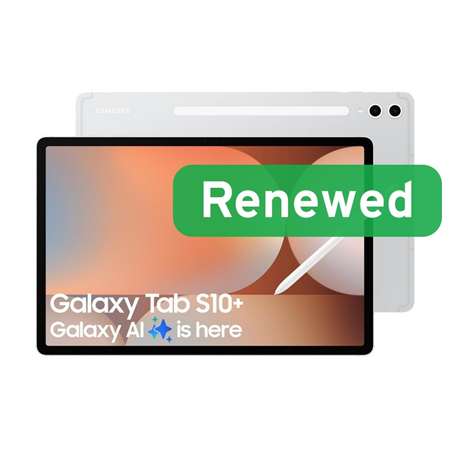 Samsung Renewed Grade B | Samsung Galaxy Tab S10+ | Platinum Silver | AMOLED Display | 256 GB | Wi-Fi | Android