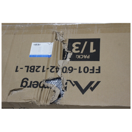 SALE OUT. Lanberg Rack cabinet 19" free-standing 42U/600x1000 (flat pack) with glass door lCD V2 | FF01-6042-12BL | DAMAGED PACK