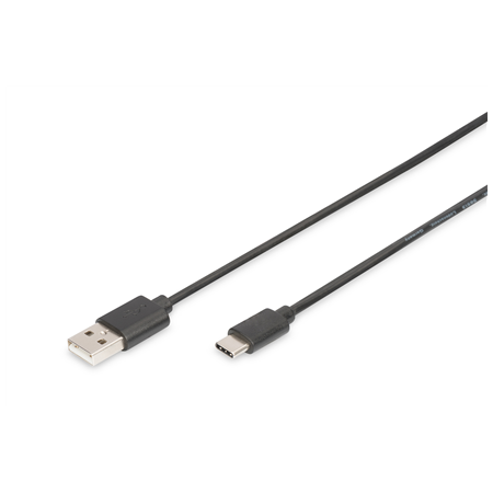 Digitus USB Type-C connection cable, type USB-A - USB-C | AK-300154-010-S