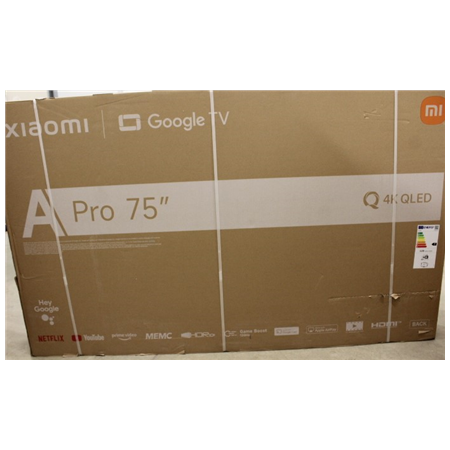 SALE OUT. Xiaomi QLED TV A Pro 2026 | 75 | Smart TV | Google TV | 4K UHD | DAMAGED PACKAGING