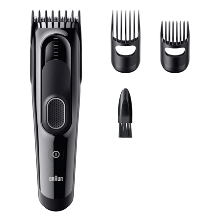 Braun Hair Clipper | HC5530 Series 5 | Cordless | Number of length steps 17 | Black