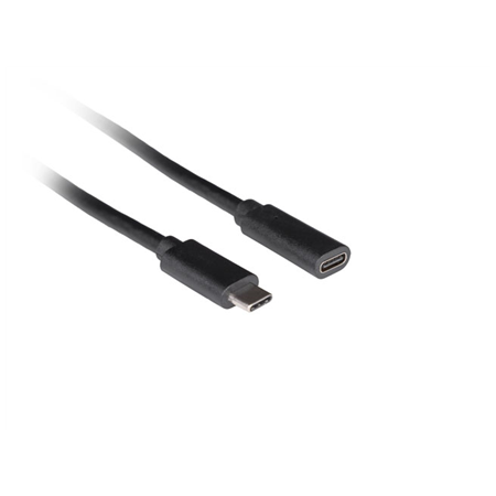 Lanberg USB-C M/F 3.1 Cable | CA-USBE-20CC-0005-BK