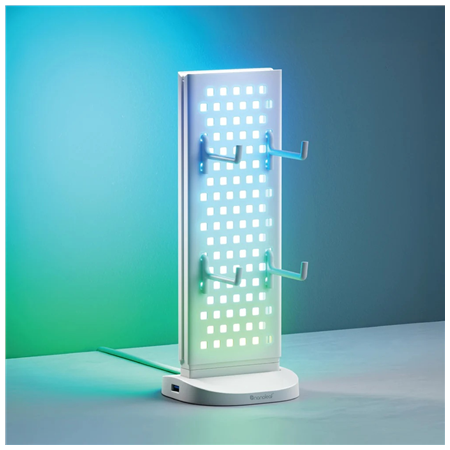 Nanoleaf Pegboard Desk Dock, White | 15 W | RGB