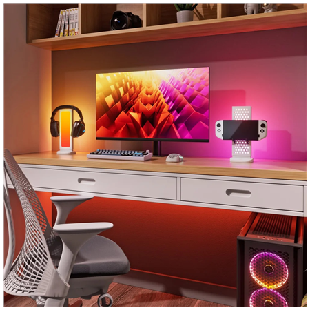 Nanoleaf Pegboard Desk Dock, White | 15 W | RGB