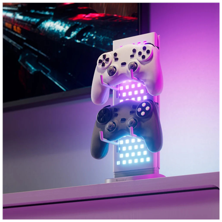 Nanoleaf Pegboard Desk Dock, White | 15 W | RGB