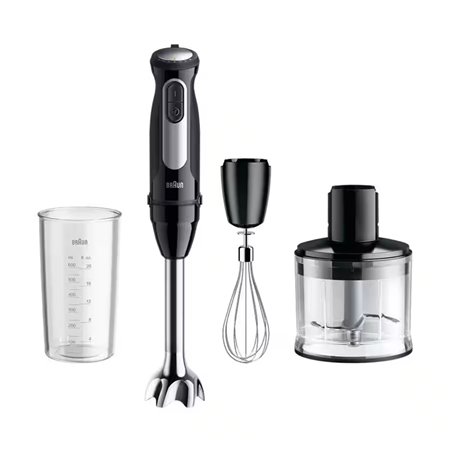 Braun Hand Blender | MQ55236M MultiQuick 5 Pro | Hand Blender | 750 W | Number of speeds 25 | Turbo mode | Black