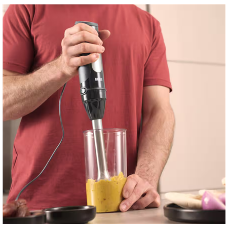 Braun Hand Blender | MQ55236M MultiQuick 5 Pro | Hand Blender | 750 W | Number of speeds 25 | Turbo mode | Black