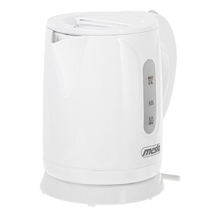 Mesko Kettle | MS 1376 | Electric | 850 W | 0.8 L | Plastic | 360° rotational base | White