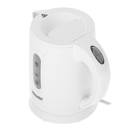 Mesko Kettle | MS 1376 | Electric | 850 W | 0.8 L | Plastic | 360° rotational base | White