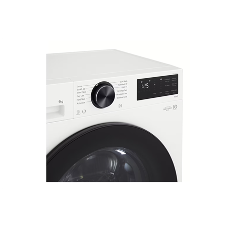LG Washing machine | F2X50S9TWB | Energy efficiency class A | Front loading | Washing capacity 9 kg | 1200 RPM | Depth 48 cm | W