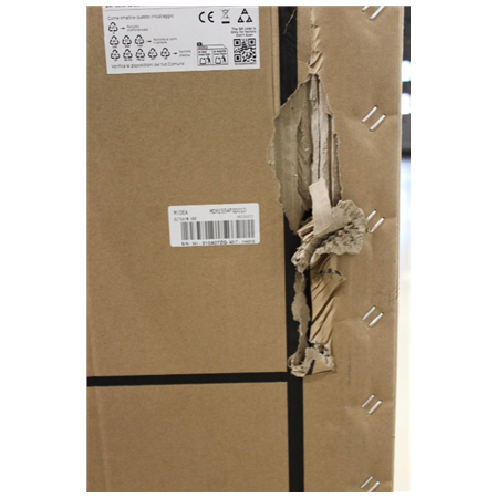 SALE OUT. Midea DAMAGED PACKAGING, DENT SIDE CORNER, BENT GRILLES ON THE BACK