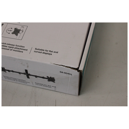 SALE OUT. DIGITUS Dual Monitor Stand | Digitus Desk Mount | DA-90401 | Adjustable Height, Rotate, Swivel | 15-32 " | Maximum wei