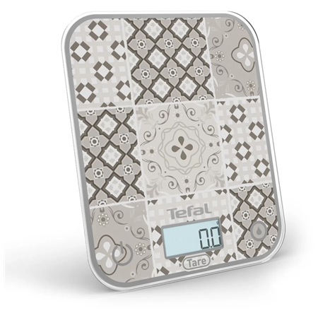 TEFAL Electronic Kitchen Scale | Optiss BC50D6V0 | Graduation 0.5/1 g | Display type LCD | Mozaic Decor