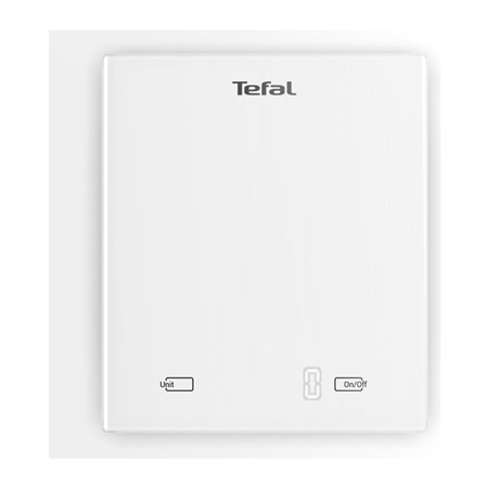 TEFAL Digital Kitchen Scale | Essential BC5504V0 | Graduation 1 g | White