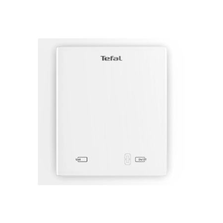 TEFAL Digital Kitchen Scale | Essential BC5504V0 | Graduation 1 g | White