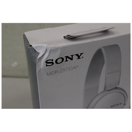 SALE OUT. Sony headphones ZX Series MDR-ZX110APW Outdoor headband, White | Sony MDR-ZX110APW.CE7 | Wired | On-Ear | Microphone |