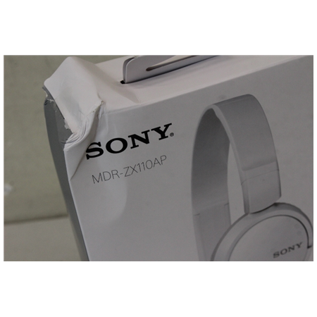 SALE OUT. Sony headphones ZX Series MDR-ZX110APW Outdoor headband, White | Sony MDR-ZX110APW.CE7 | Wired | On-Ear | Microphone |