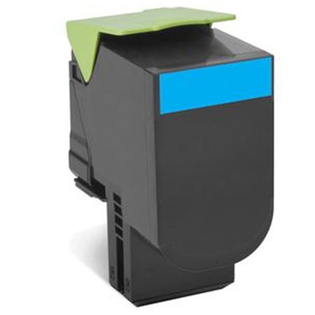 Lexmark 80C2HCE | 802HCE Cyan High Yield Corporate Cartridge (3k) | Cartridge | Cyan