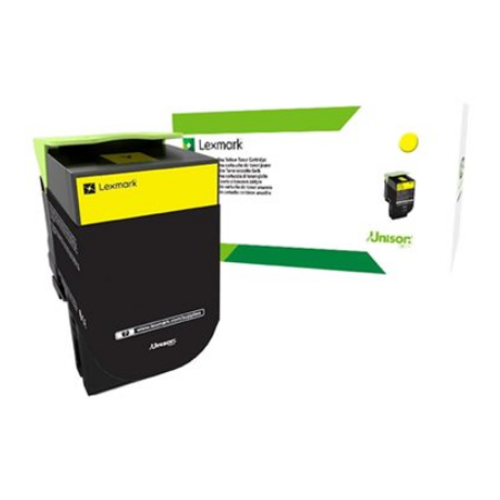 Lexmark 80C2HYE | 802HYE Yellow High Yield Corporate Cartridge (3k) | Cartridge | Yellow