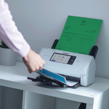 Brother ADS-4700W Automatinio Dokumentų Tiekimo Skaitytuvas A4 Juodas, Baltas