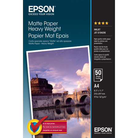 Epson Sunkusis popierius, DIN A4, 167g/m²