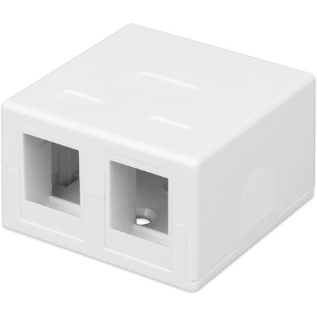 Techly 366310 Natynkowa obudowa 2 moduli Keystone RJ45/RJ11