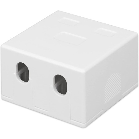 Techly 366310 Natynkowa obudowa 2 moduli Keystone RJ45/RJ11