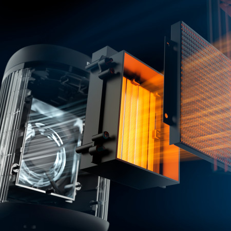 Philips CX2120/01 Elektrinis Šildytuvas Tamsiai Pilka 1500 W