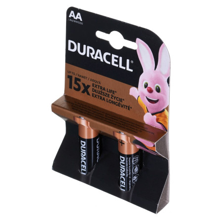 Šarminės baterijos DURACELL BASIC AA/LR6 K2 - 2 vnt.