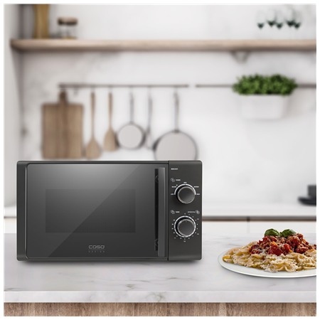 Caso | Microwave oven | M20 EASY | Free standing | 20 L | 700 W | Silver