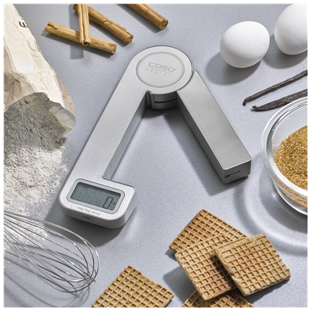 Caso | Scales | KitchenEcostyle | Maximum weight (capacity) 5 kg | Graduation 1 g | Display type LCD | Stainless steel