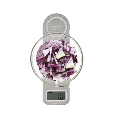 Caso | Scales | KitchenEcostyle | Maximum weight (capacity) 5 kg | Graduation 1 g | Display type LCD | Stainless steel