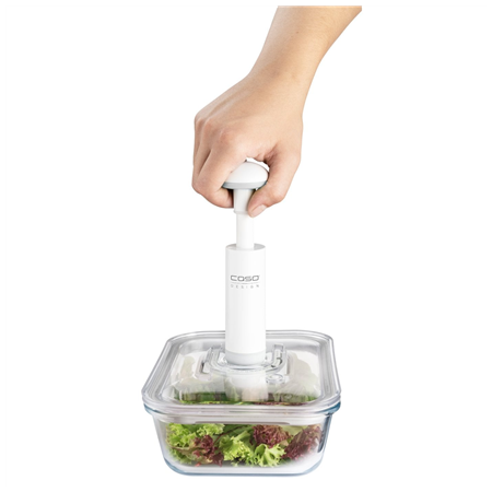 Caso | Vacuum pump and adapter | 01178 | White