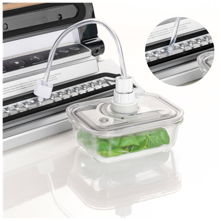 Caso | Vacuum pump and adapter | 01178 | White