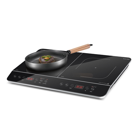 Caso | Hob | Touch 3500 | Induction | Number of burners/cooking zones 2 | Touch control | Timer | Black | Display