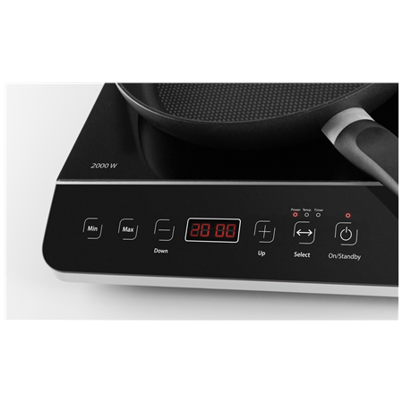 Caso | Hob | Touch 3500 | Induction | Number of burners/cooking zones 2 | Touch control | Timer | Black | Display