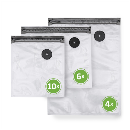 Caso | Vacu ZIP-Bags Set | 01243 | Transparent
