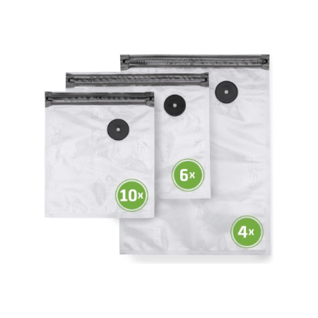 Caso | Vacu ZIP-Bags Set | 01243 | Transparent