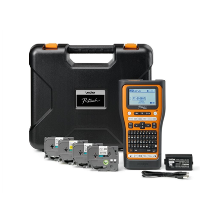 Brother PT-E560BTSP Pro | Thermal | Label Printer | Maximum ISO A-series paper size Other | Orange / Black