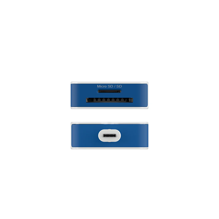 Hyper HyperDrive Flex 9 Port Dual 4K HDMI Dock, White/Blue | HD4103BUGL | HDMI ports quantity 2