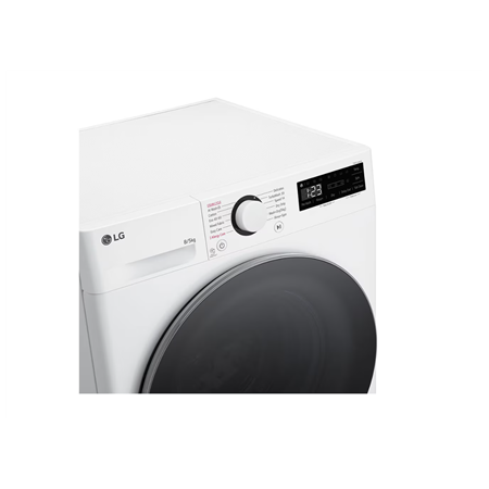 LG Washing machine with dryer | F2DR508S1W | Energy efficiency class A-10%/E | Front loading | Washing capacity 8 kg | 1200 RPM