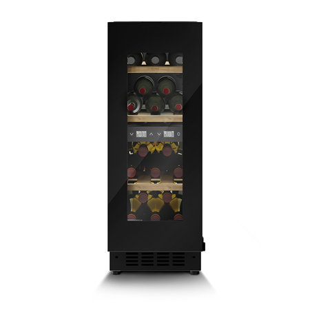 Caso Wine cooler | WineDeluxe WDU 18 | Energy efficiency class F | Built-in | Bottles capacity 18 | Black