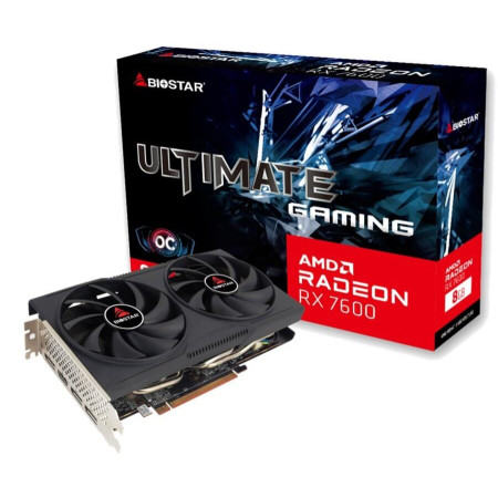 VGA PCIE16 RX7600 8GB GDDR6/VA76S6RM81 BIOSTAR