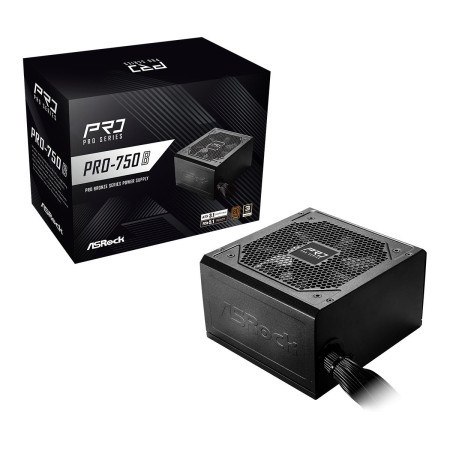 Power Supply|ASROCK|ATX|PC|100 - 240 V|750 W|PRO-750B